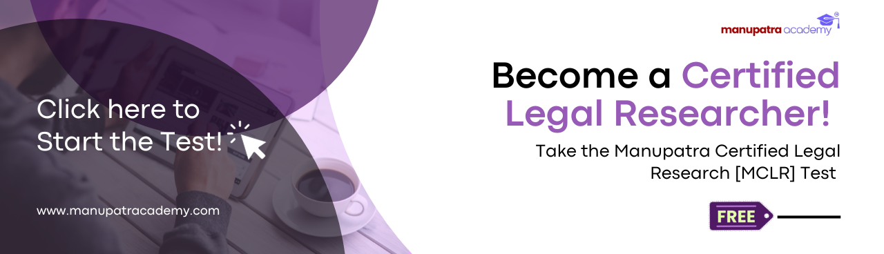 Manupatra - An Online Database for Legal Research