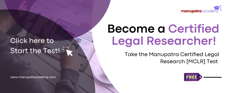 Manupatra - An Online Database for Legal Research